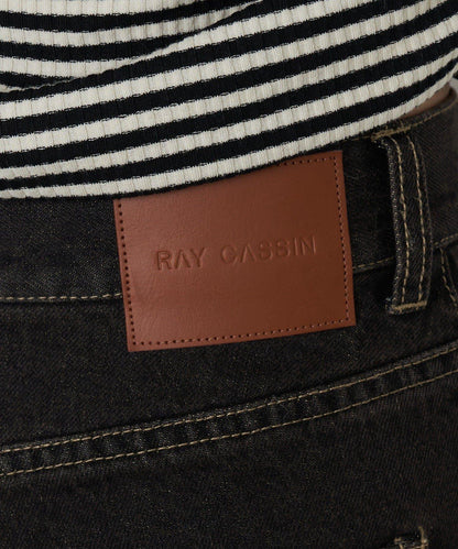 【可調節腰圍/兩種尺碼】喇叭牛仔褲