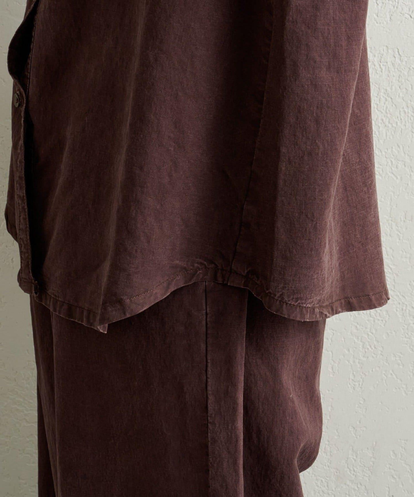 【可搭配套裝穿著◎】仿水洗荷葉邊襯衫