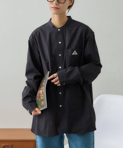 【GEVACO】磨毛立領襯衫