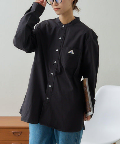 【GEVACO】磨毛立領襯衫