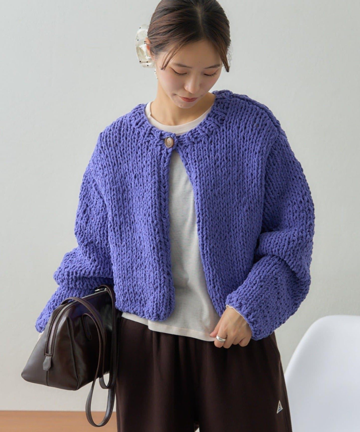 【GEVACO】短款針織開衫