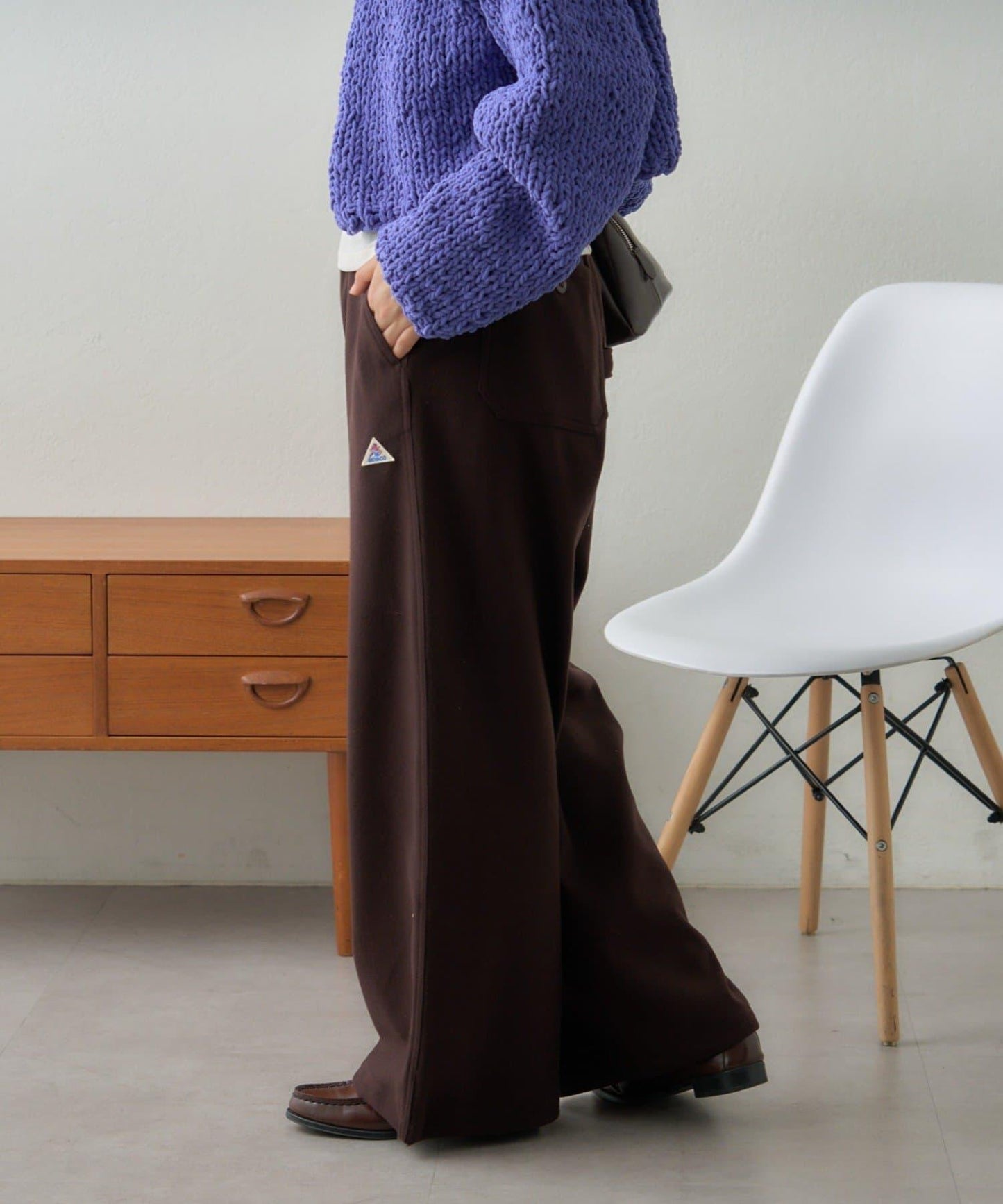 【GEVACO】羊毛感休閒褲