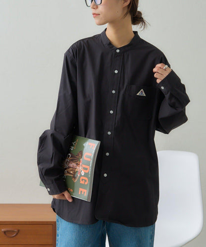 【GEVACO】磨毛立領襯衫