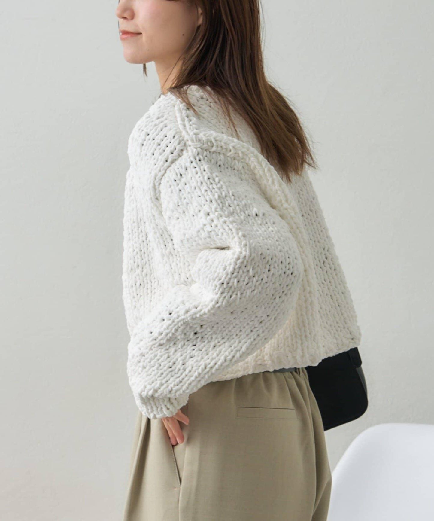 【GEVACO】短款針織開衫