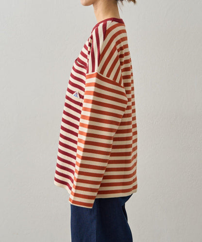 【中性】【GEVACO】條紋針織套頭衫