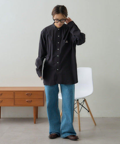 【GEVACO】磨毛立領襯衫