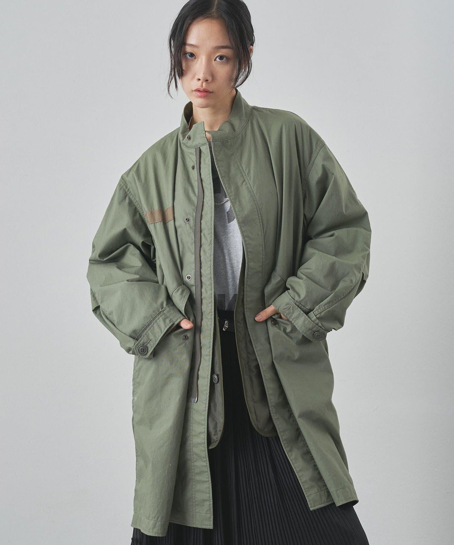 帶內膽軍裝大衣