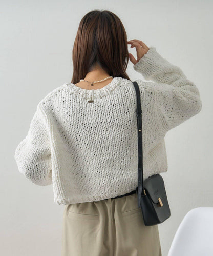 【GEVACO】短款針織開衫