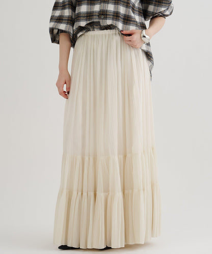 歐根紗層疊半身裙