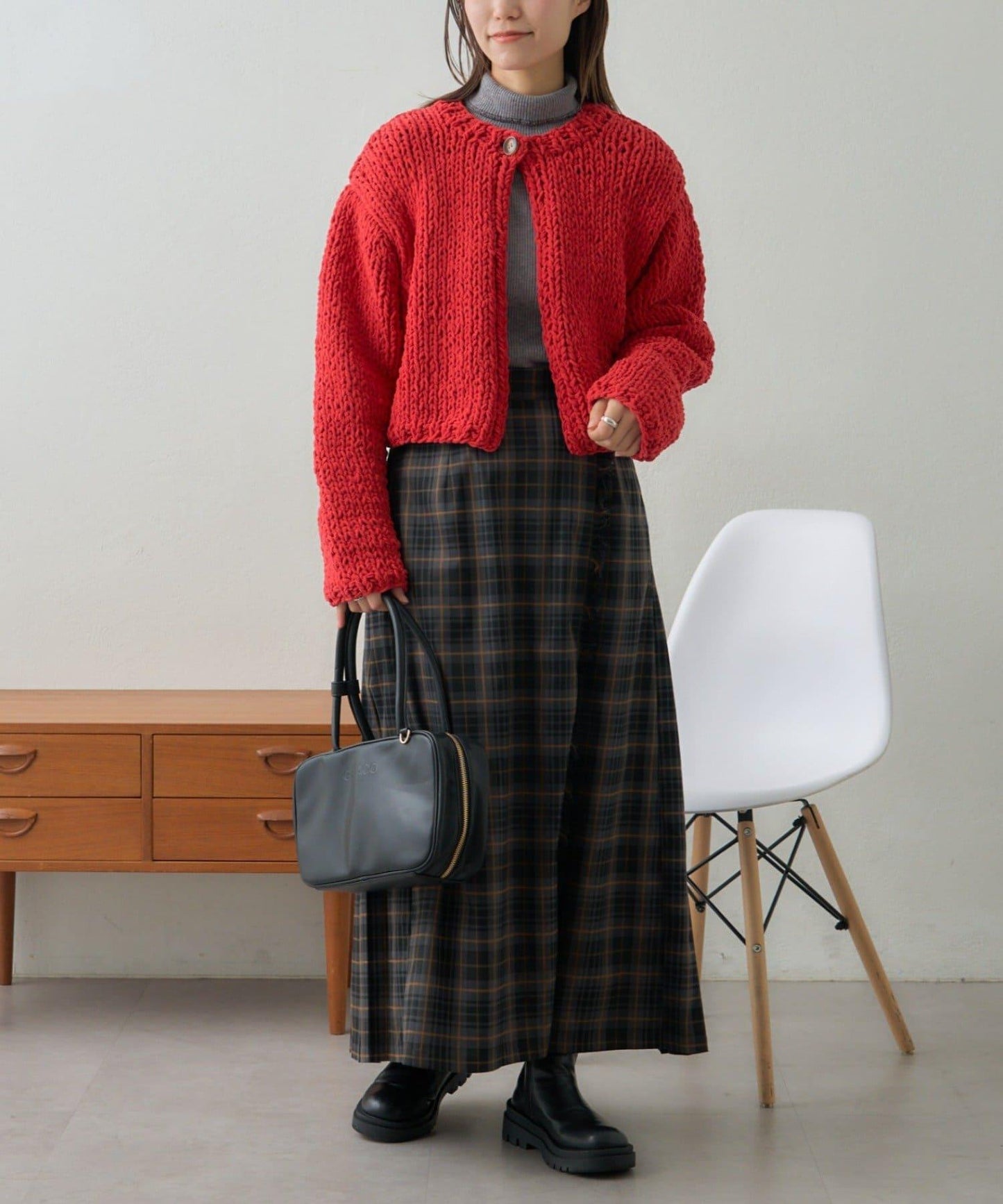 【GEVACO】短款針織開衫