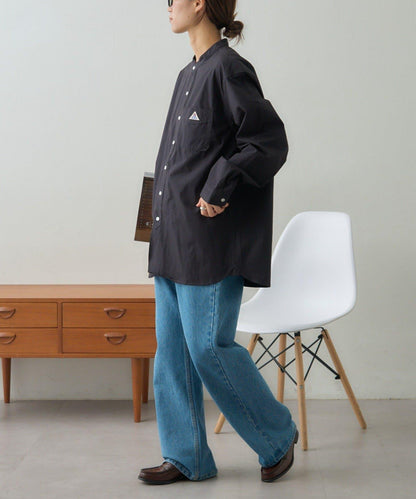 【GEVACO】磨毛立領襯衫