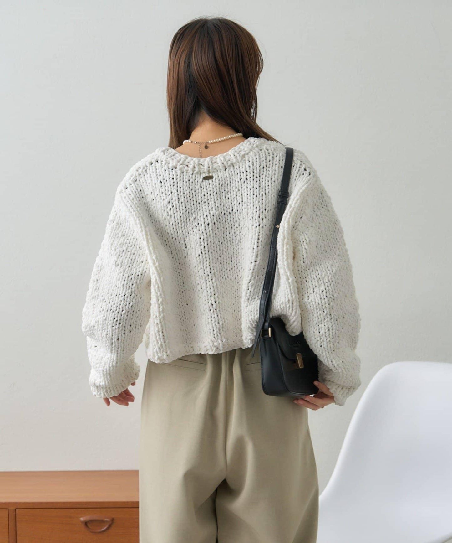 【GEVACO】短款針織開衫