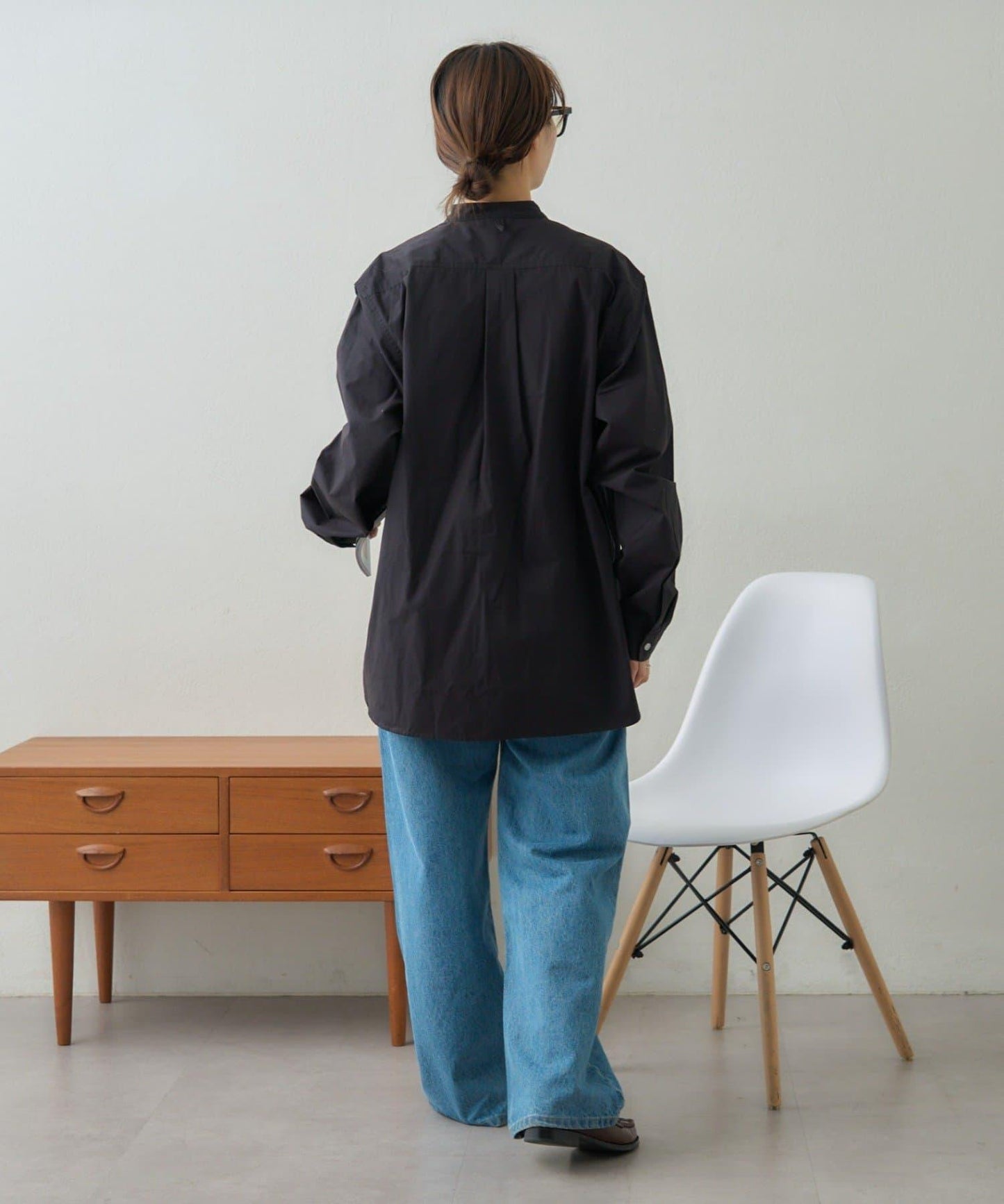 【GEVACO】磨毛立領襯衫