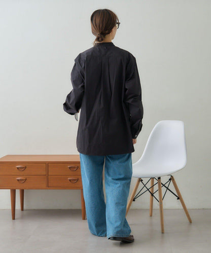 【GEVACO】磨毛立領襯衫