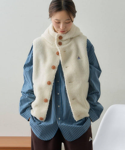 【GEVACO】磨毛立領襯衫