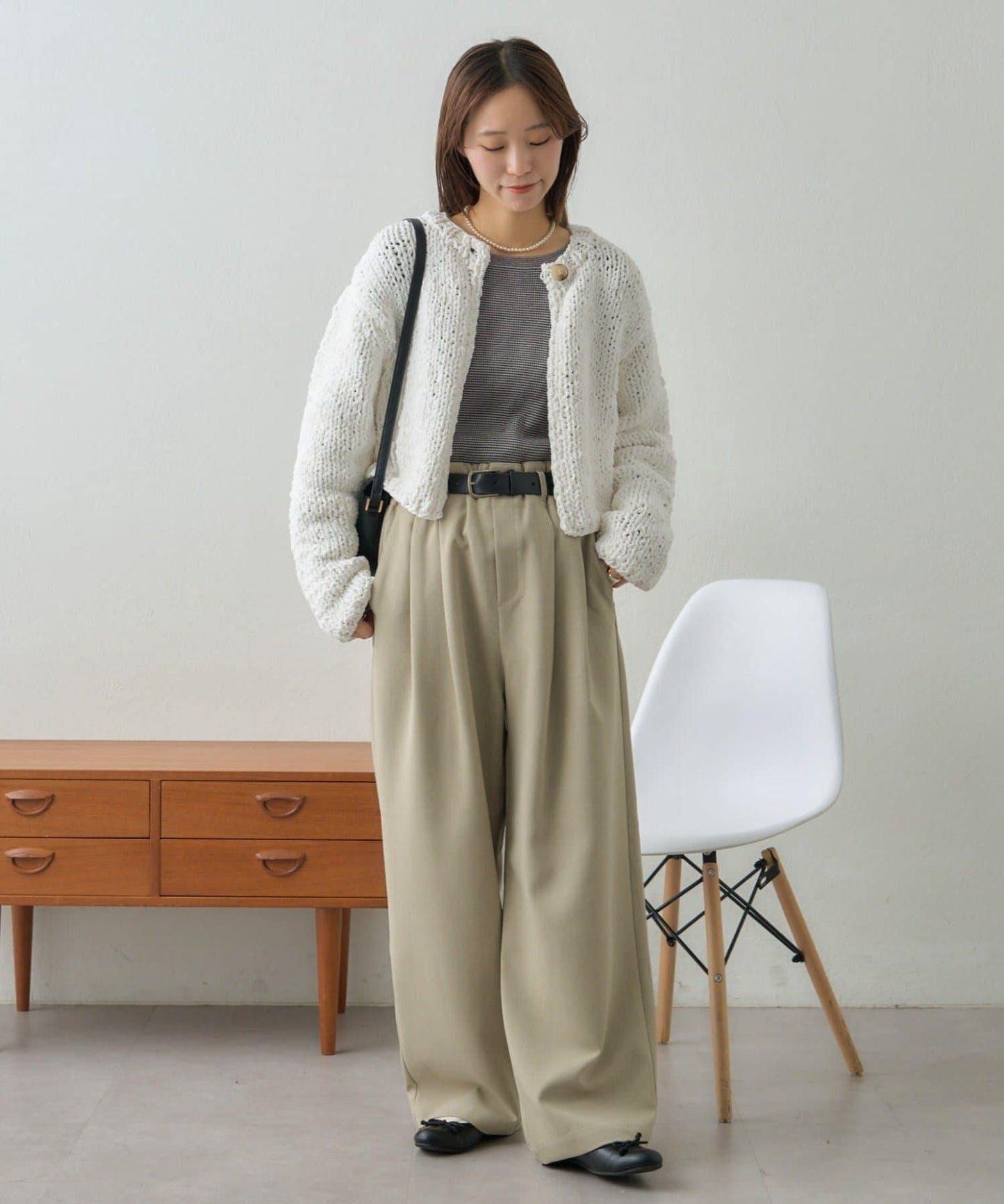 【GEVACO】短款針織開衫