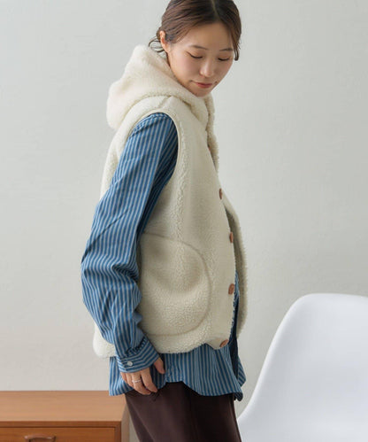 【GEVACO】磨毛立領襯衫