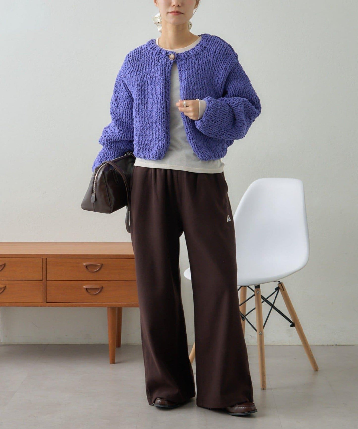 【GEVACO】短款針織開衫