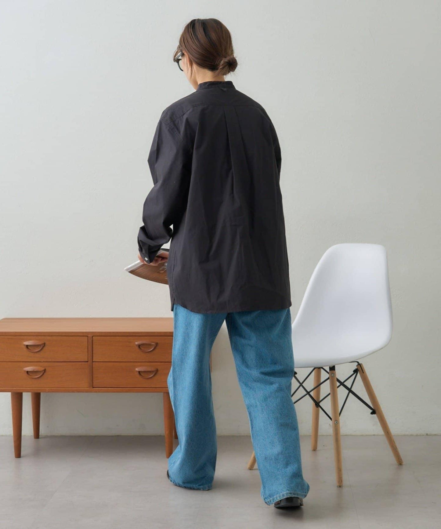 【GEVACO】磨毛立領襯衫