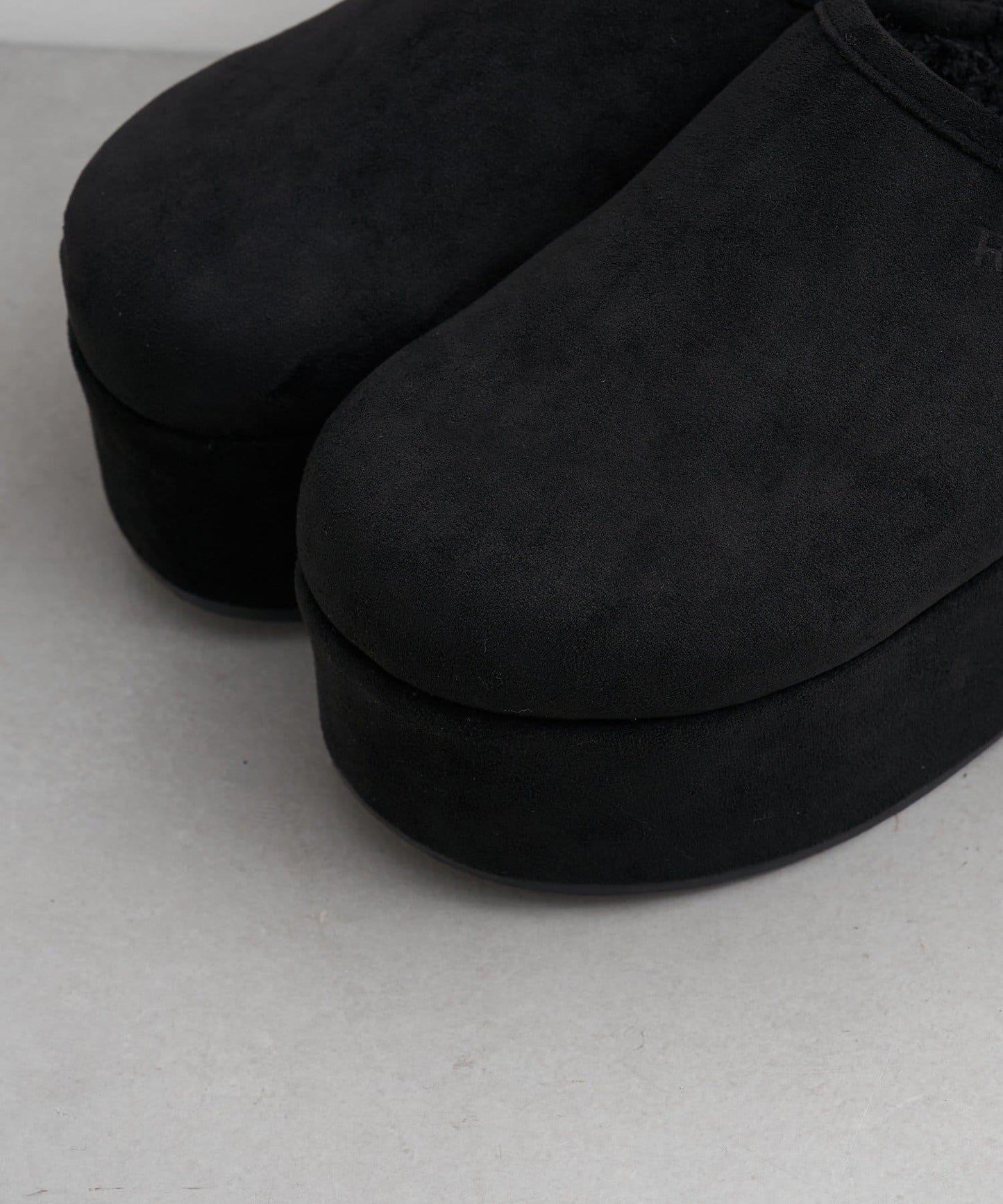 厚底羊羔絨懶人鞋