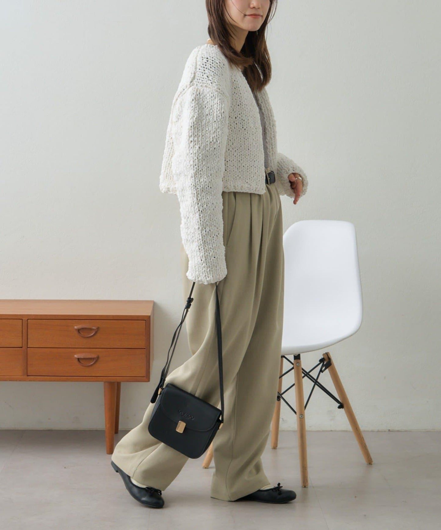 【GEVACO】短款針織開衫