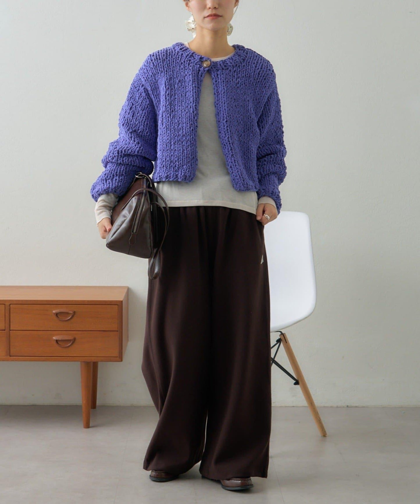 【GEVACO】短款針織開衫