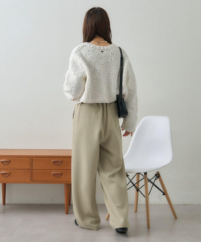 【GEVACO】短款針織開衫