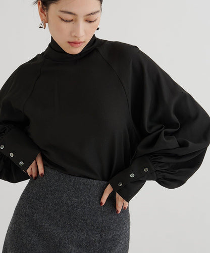 雪紡蝴蝶結領襯衫