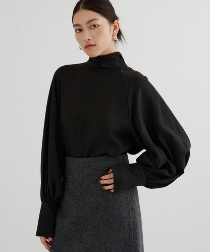 雪紡蝴蝶結領襯衫