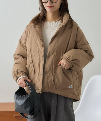 【GEVACO】無縫中長款羽絨夾克