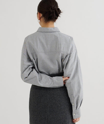 刺繡牛津紡襯衫