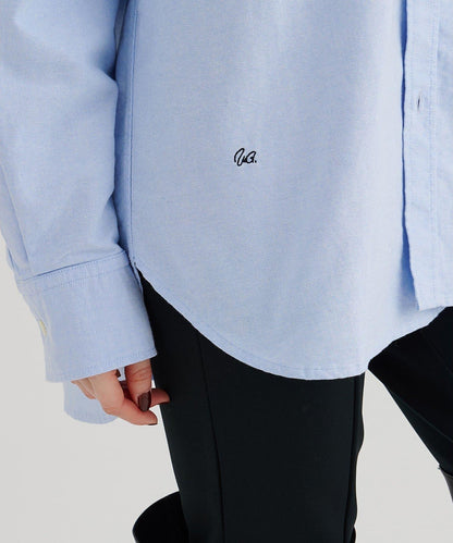 刺繡牛津紡襯衫