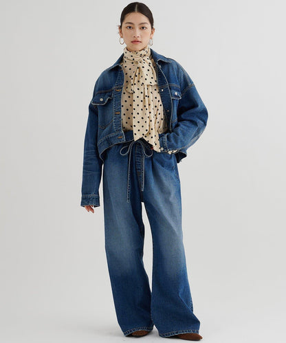 寬鬆牛仔夾克