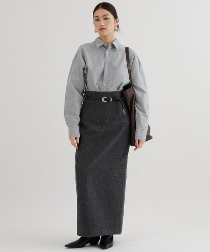 刺繡牛津紡襯衫