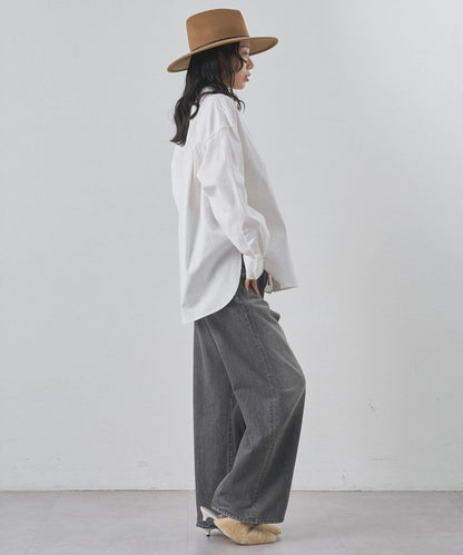 刺繡牛津紡襯衫