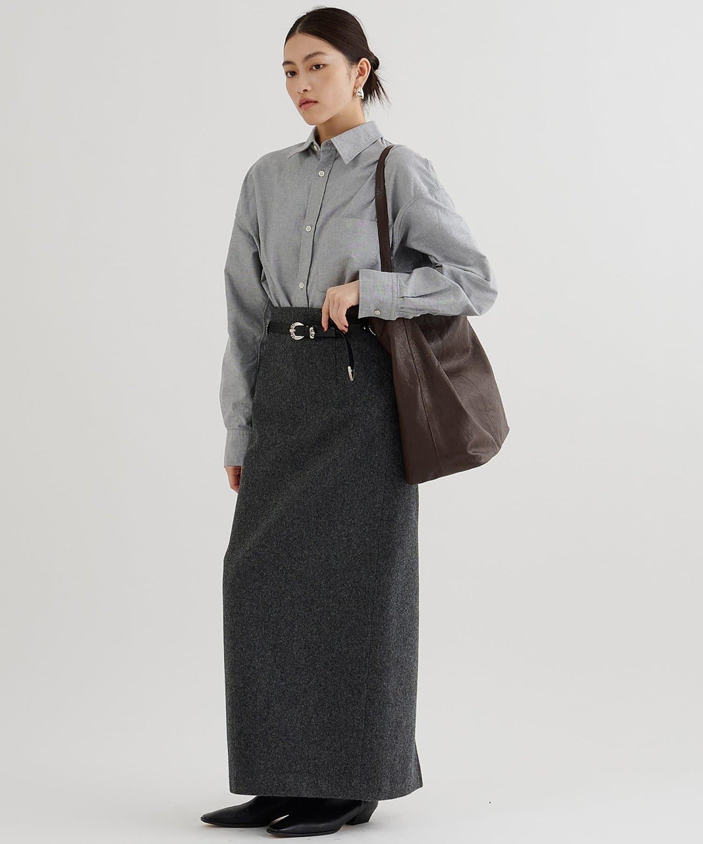 刺繡牛津紡襯衫