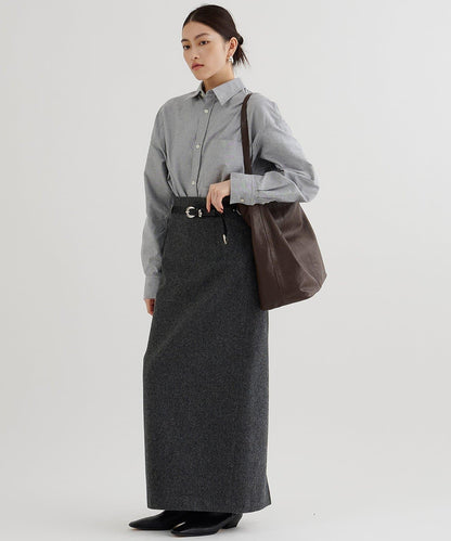 刺繡牛津紡襯衫