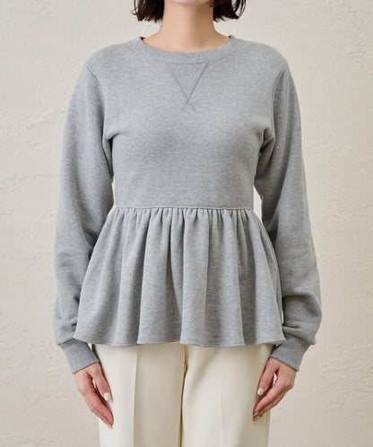 加絨荷葉邊套頭衫