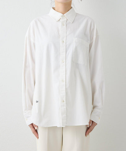 刺繡牛津紡襯衫