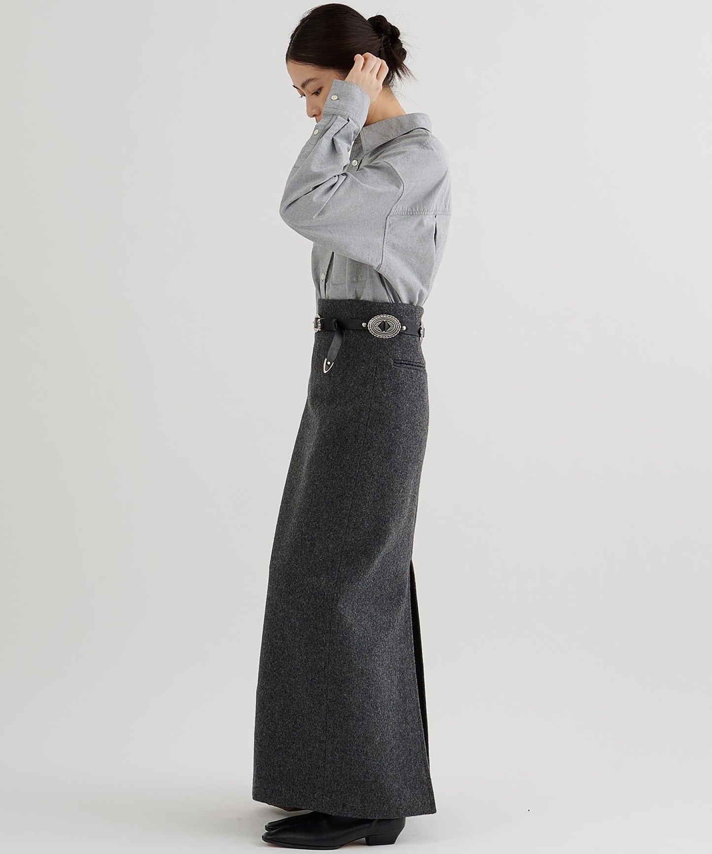 刺繡牛津紡襯衫