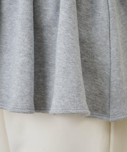 加絨荷葉邊套頭衫