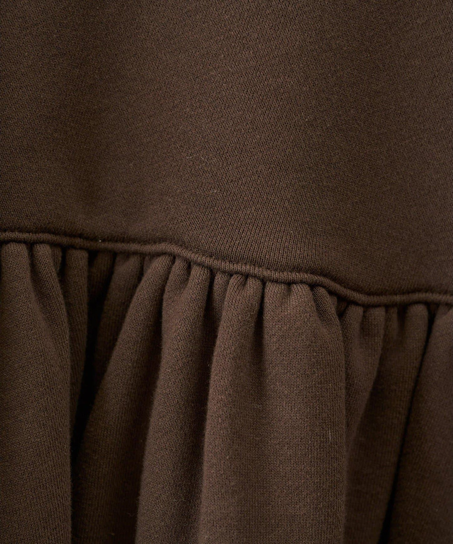 加絨荷葉邊套頭衫