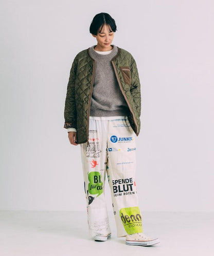 vintage歐式環保袋改造褲