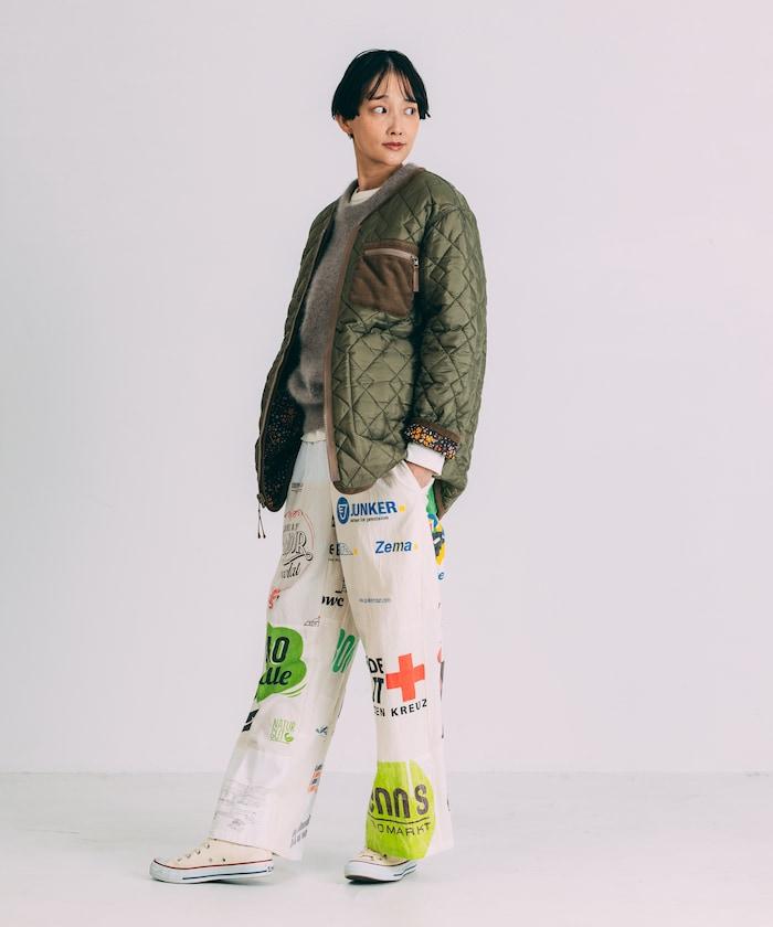 vintage歐式環保袋改造褲