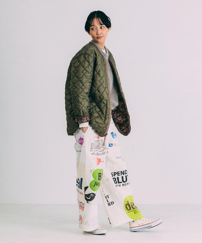 vintage歐式環保袋改造褲