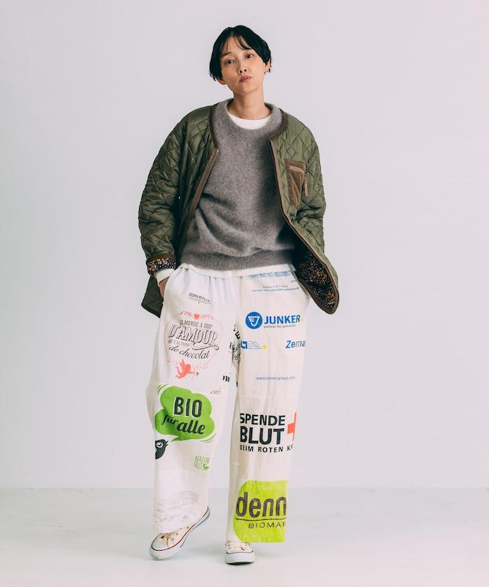 vintage歐式環保袋改造褲