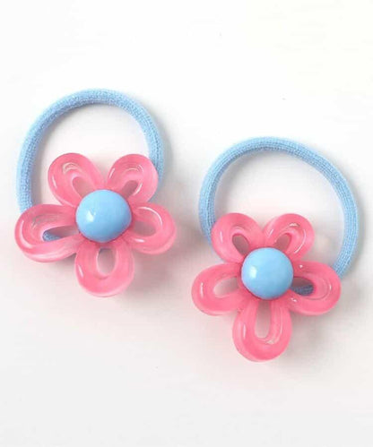 透明花朵發繩2個裝