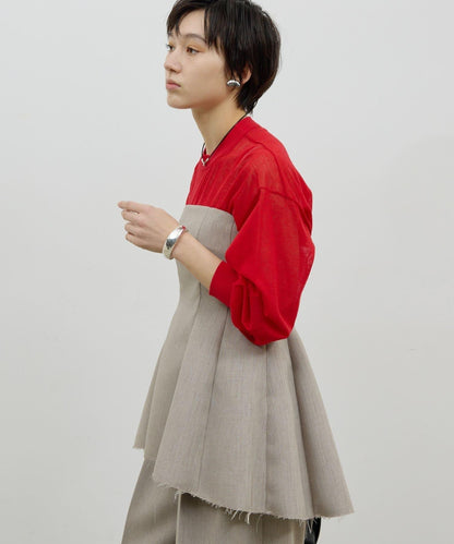 【可成套搭配】雙層斜紋吊帶背心