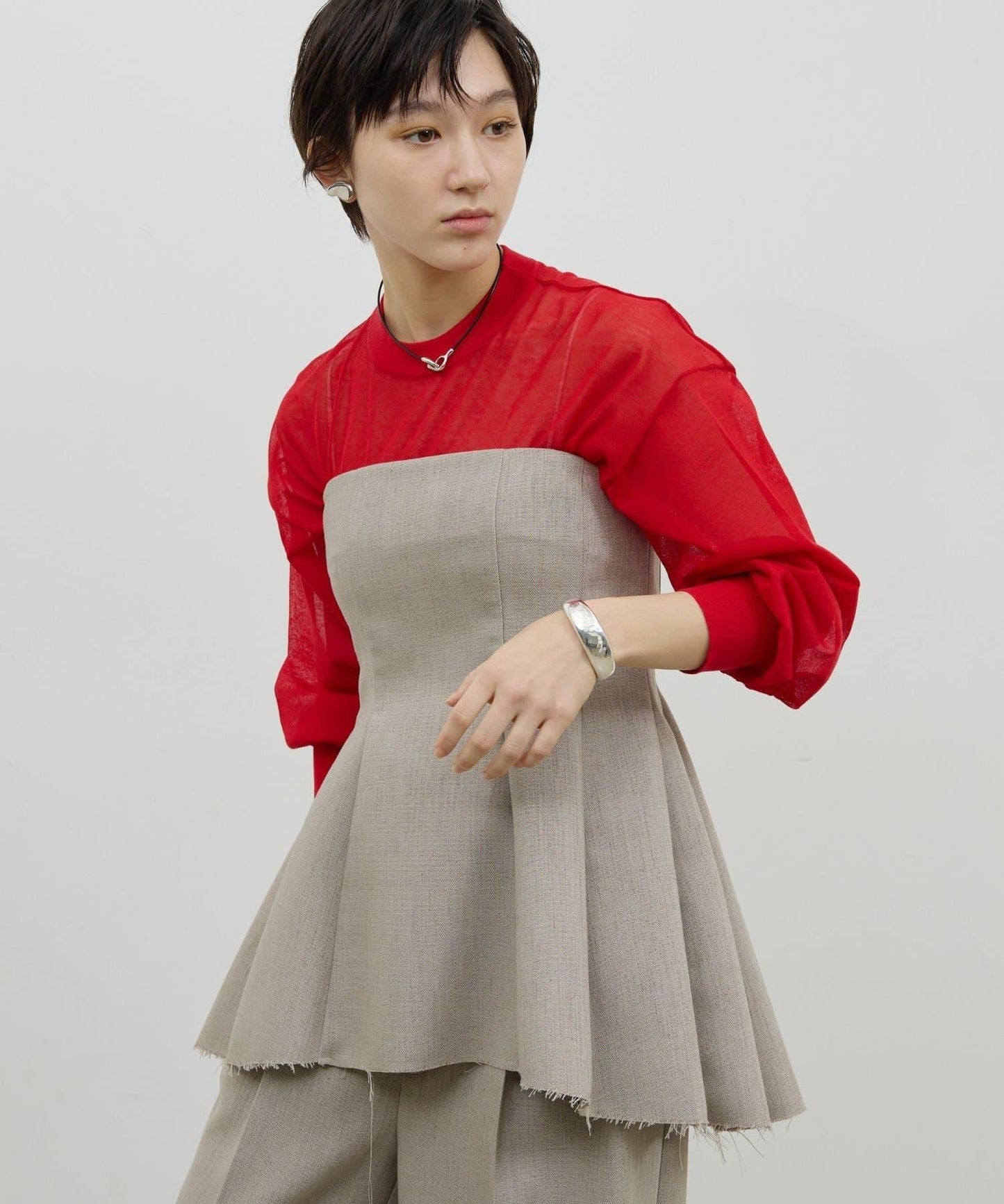 【可成套搭配】雙層斜紋吊帶背心