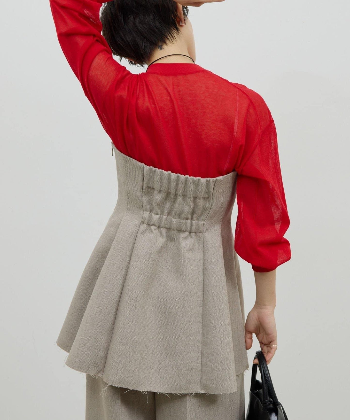 【可成套搭配】雙層斜紋吊帶背心